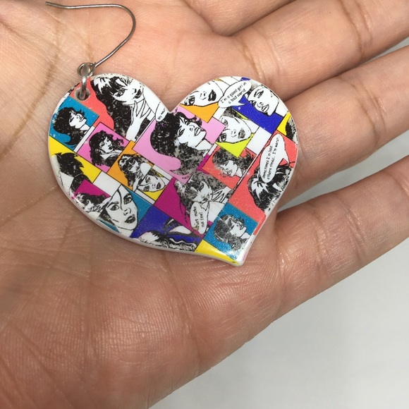 🐙 VINTAGE CARTOON EARRINGS - Picture 4 of 5